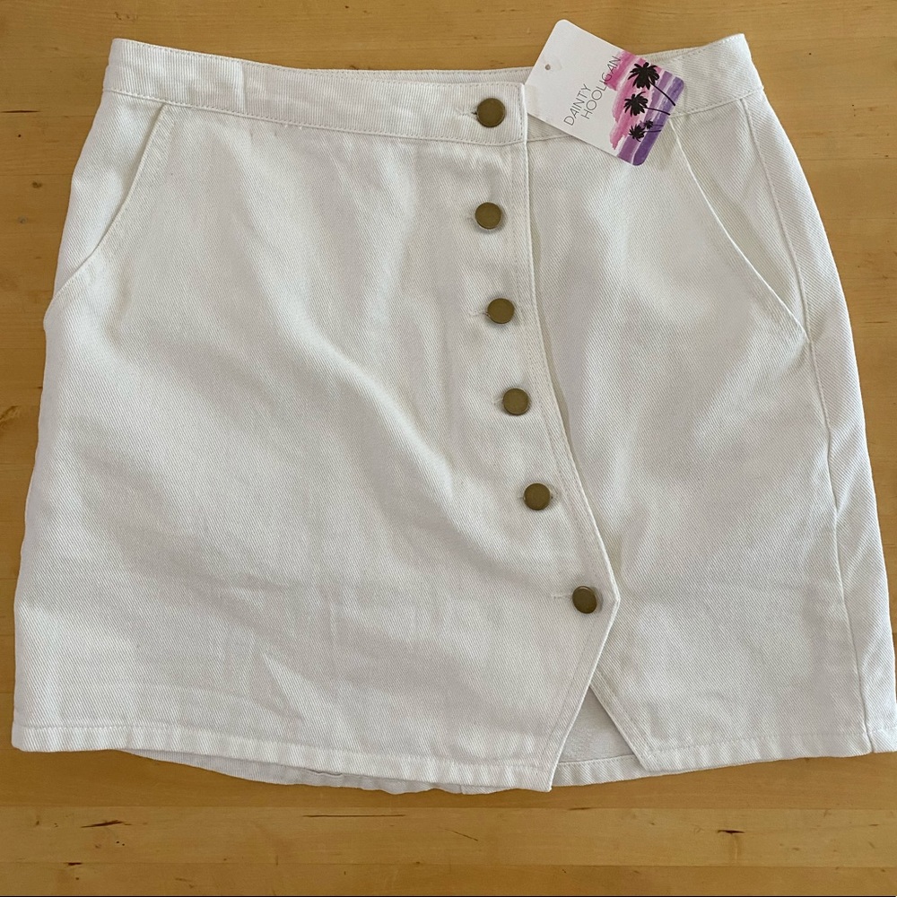 NWT Jean Skirt